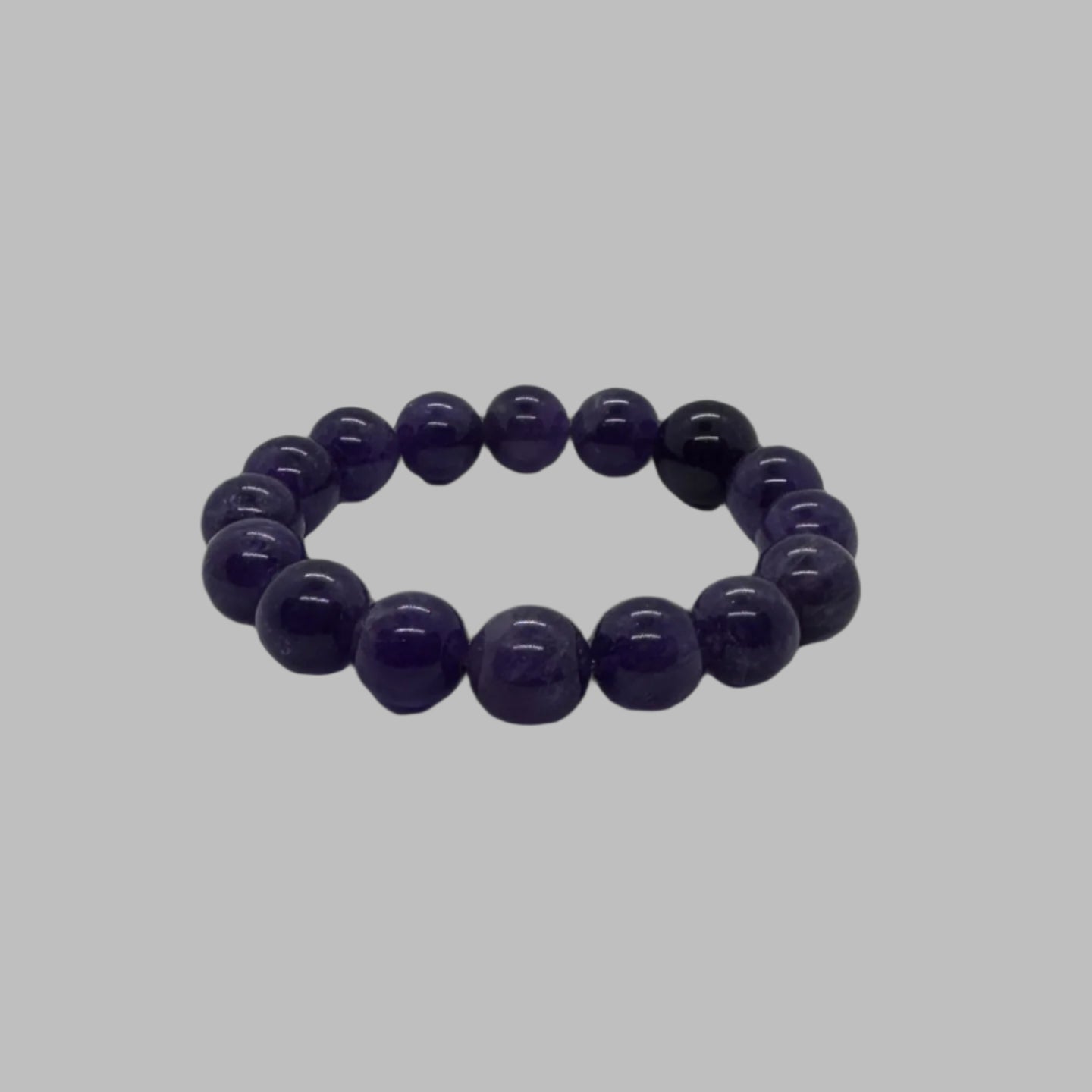 Amethyst stretch bracelet