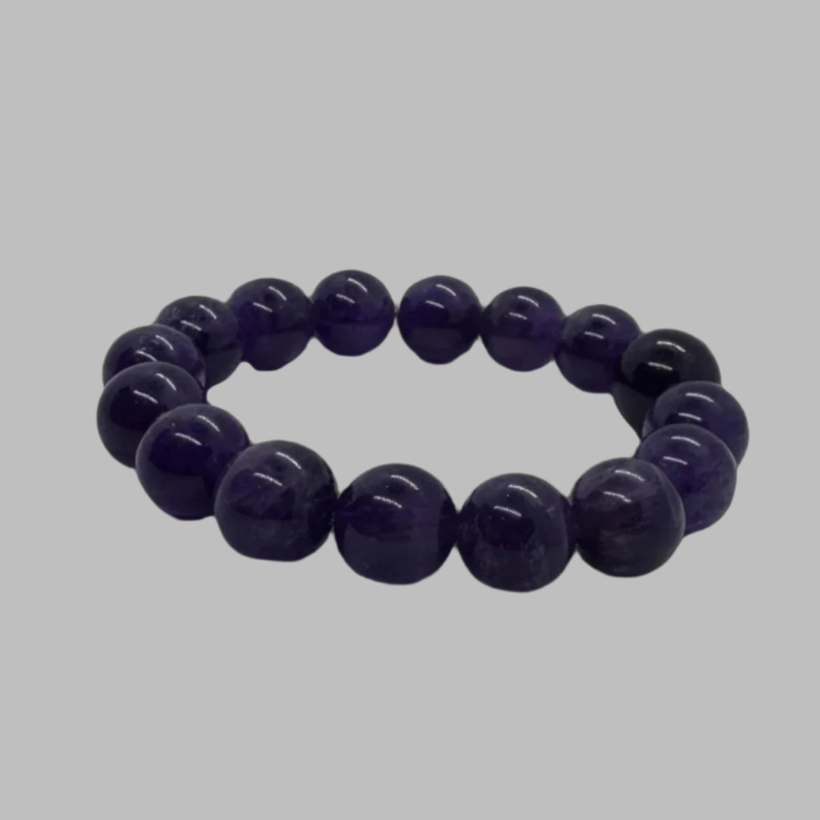 Amethyst stretch bracelet