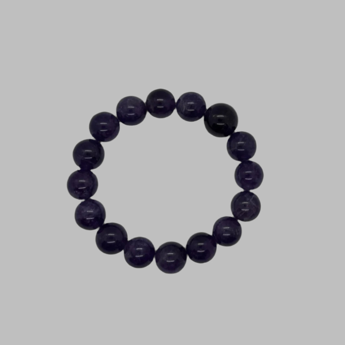 Amethyst stretch bracelet
