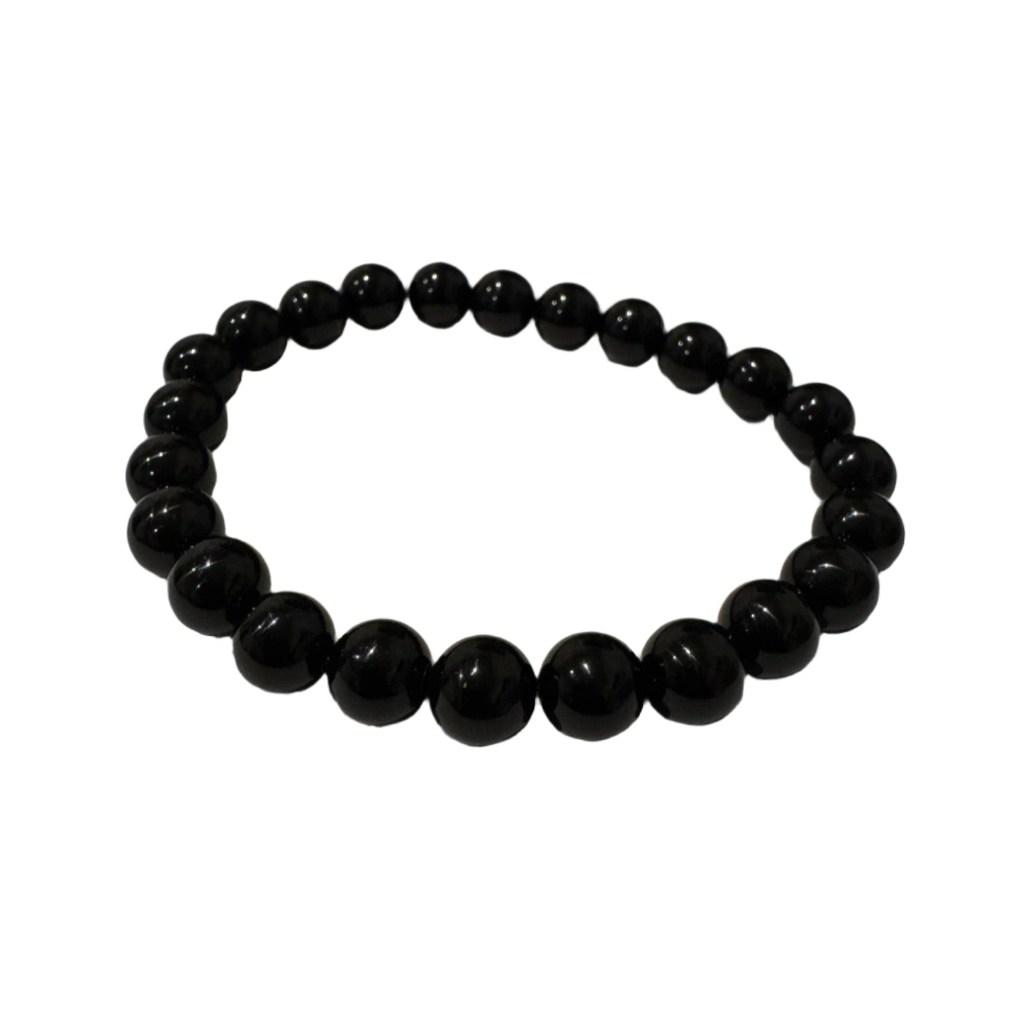 Black Agate 8mm stretch bracelet