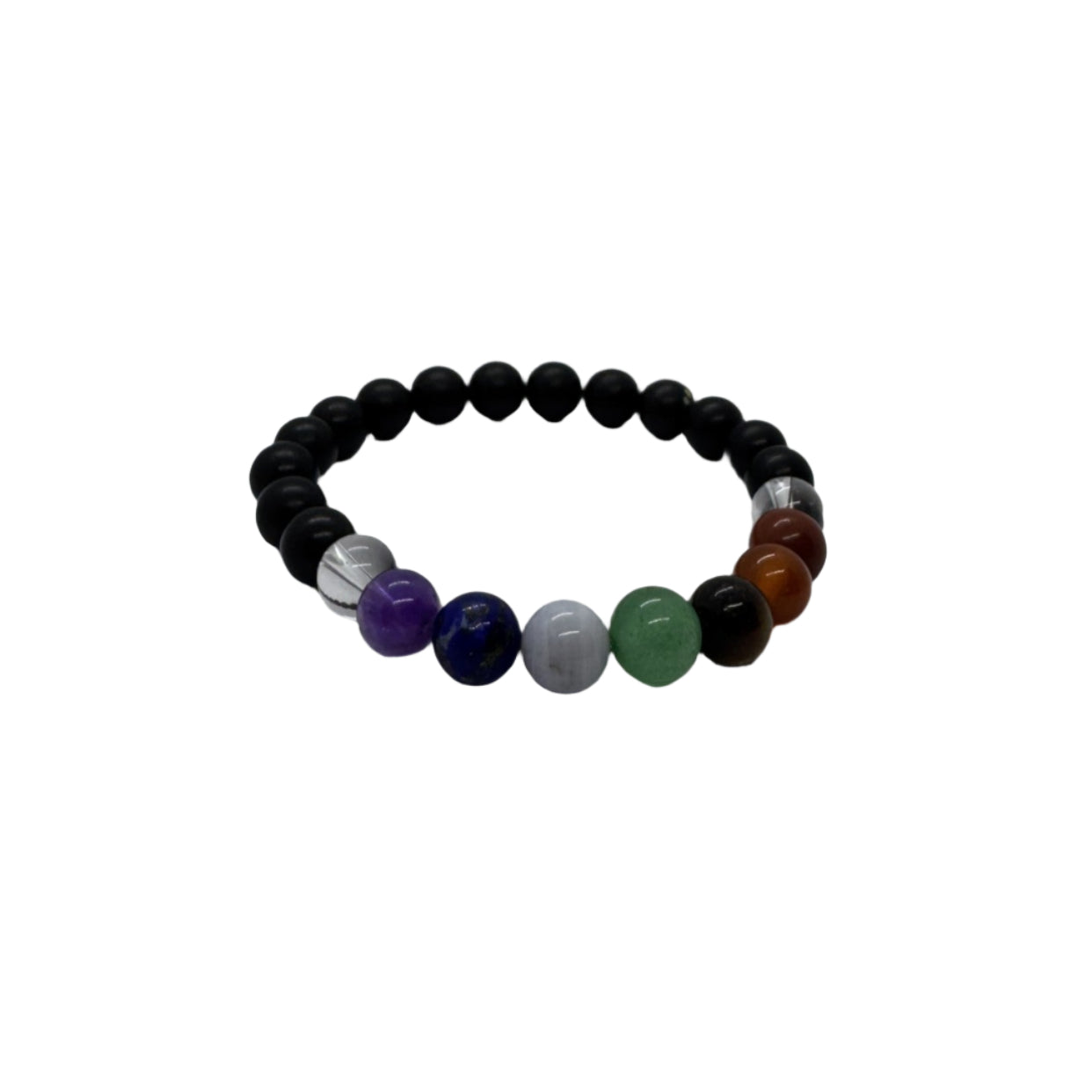 Chakra with Shungite stretch bracelet