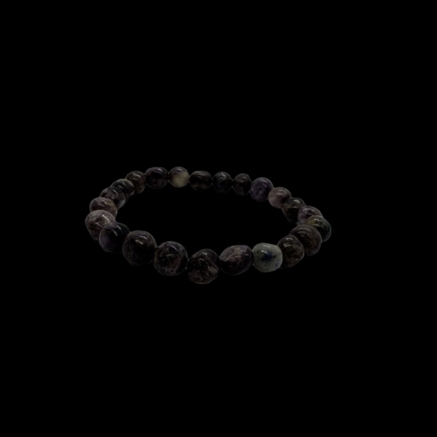 Charoite Nugget stretch bracelet