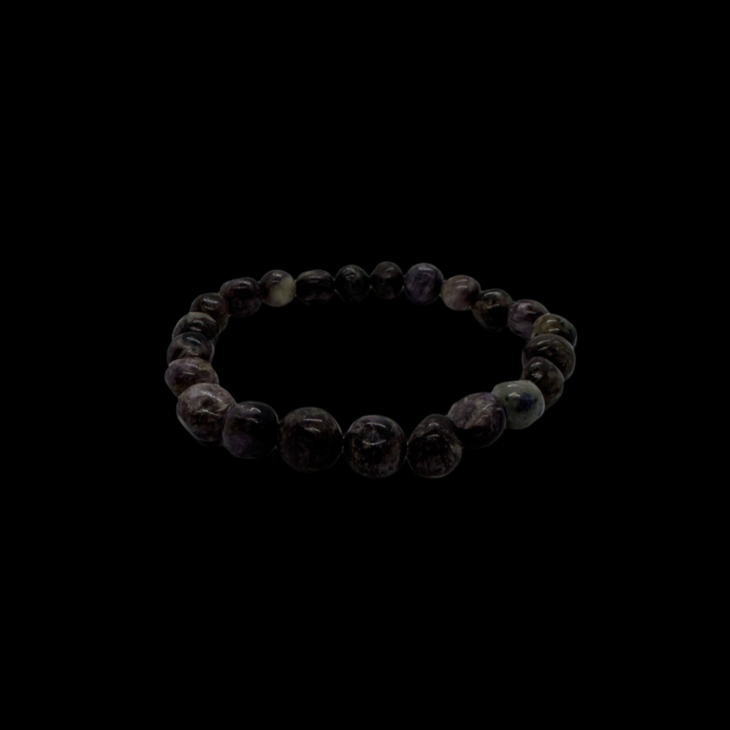 Charoite Nugget stretch bracelet