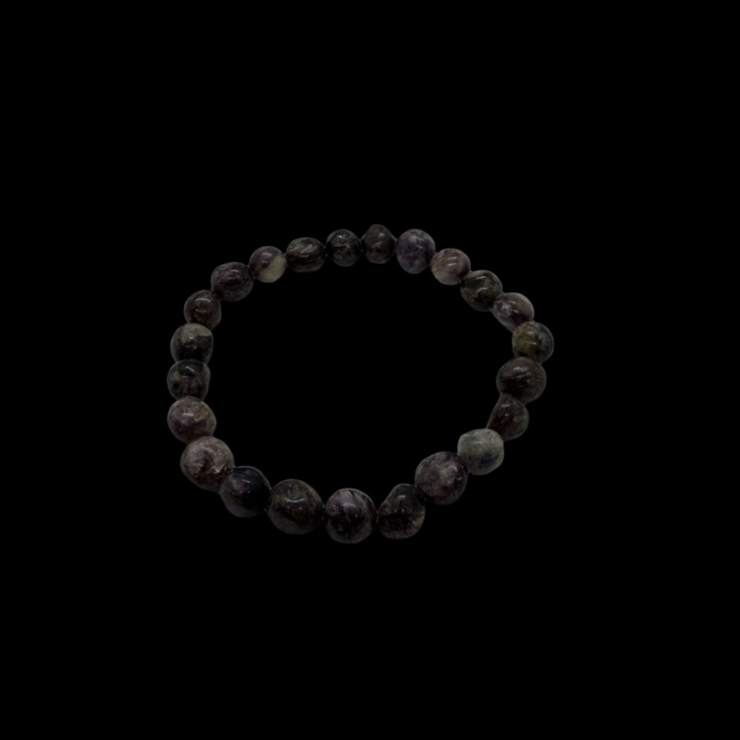 Charoite Nugget stretch bracelet