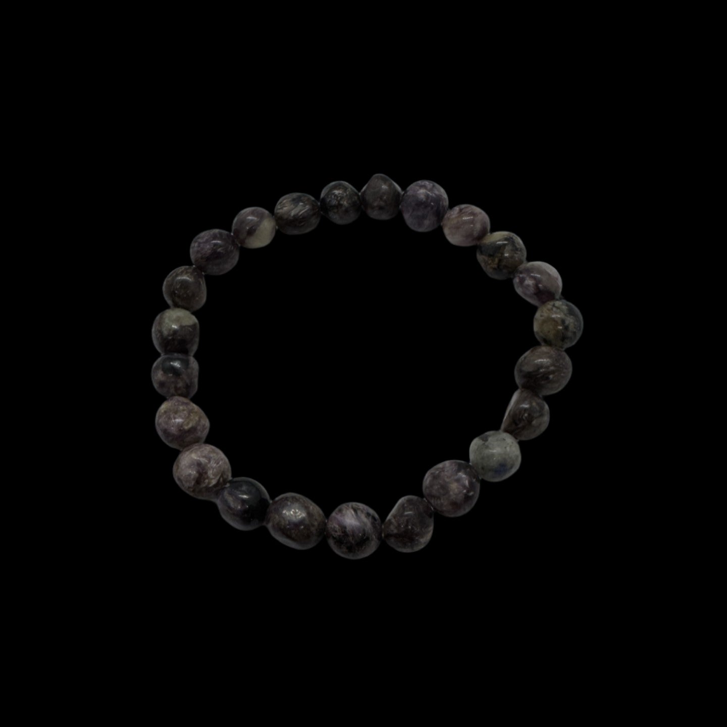 Charoite Nugget stretch bracelet