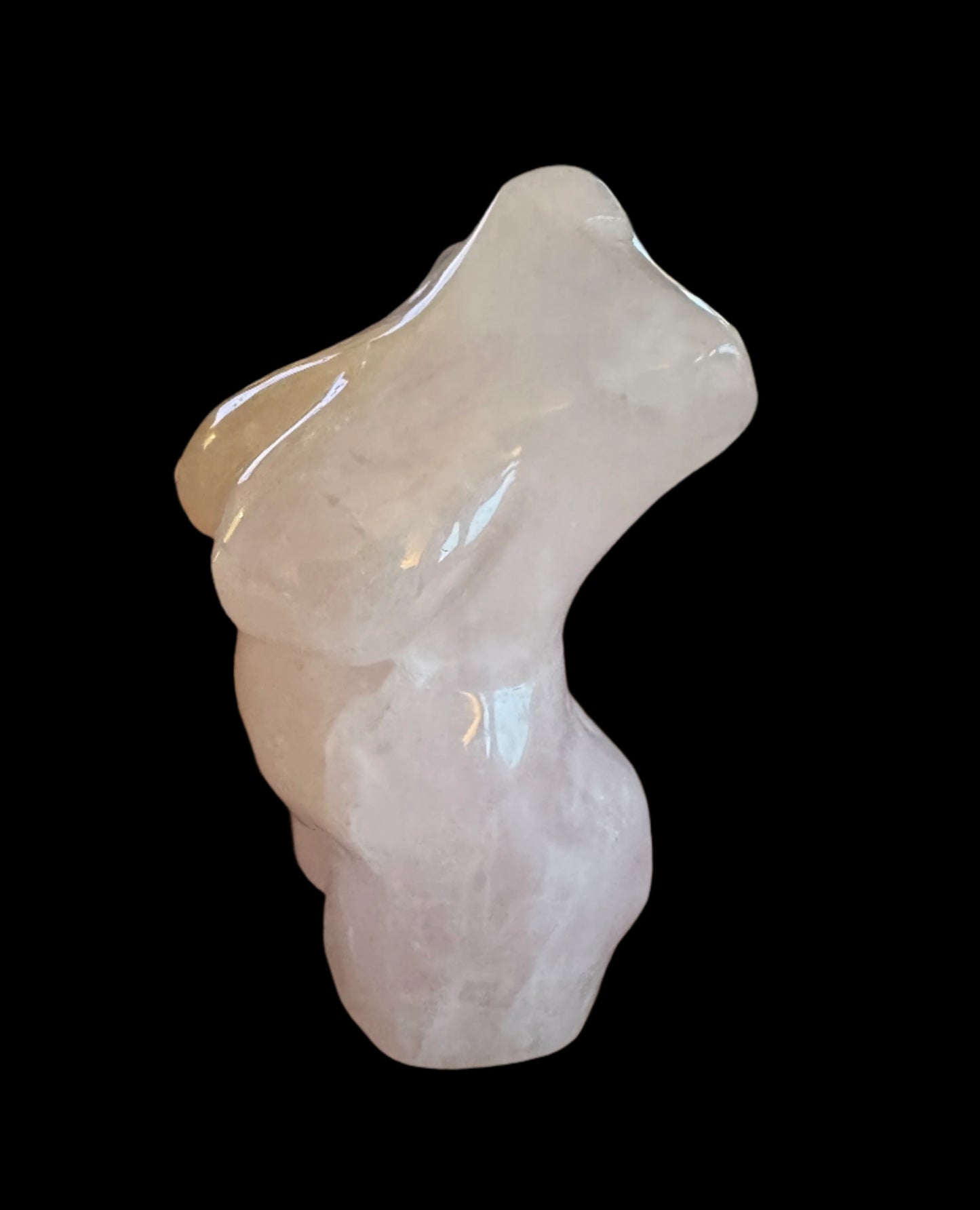 Rose Quartz Statue of the Female Form