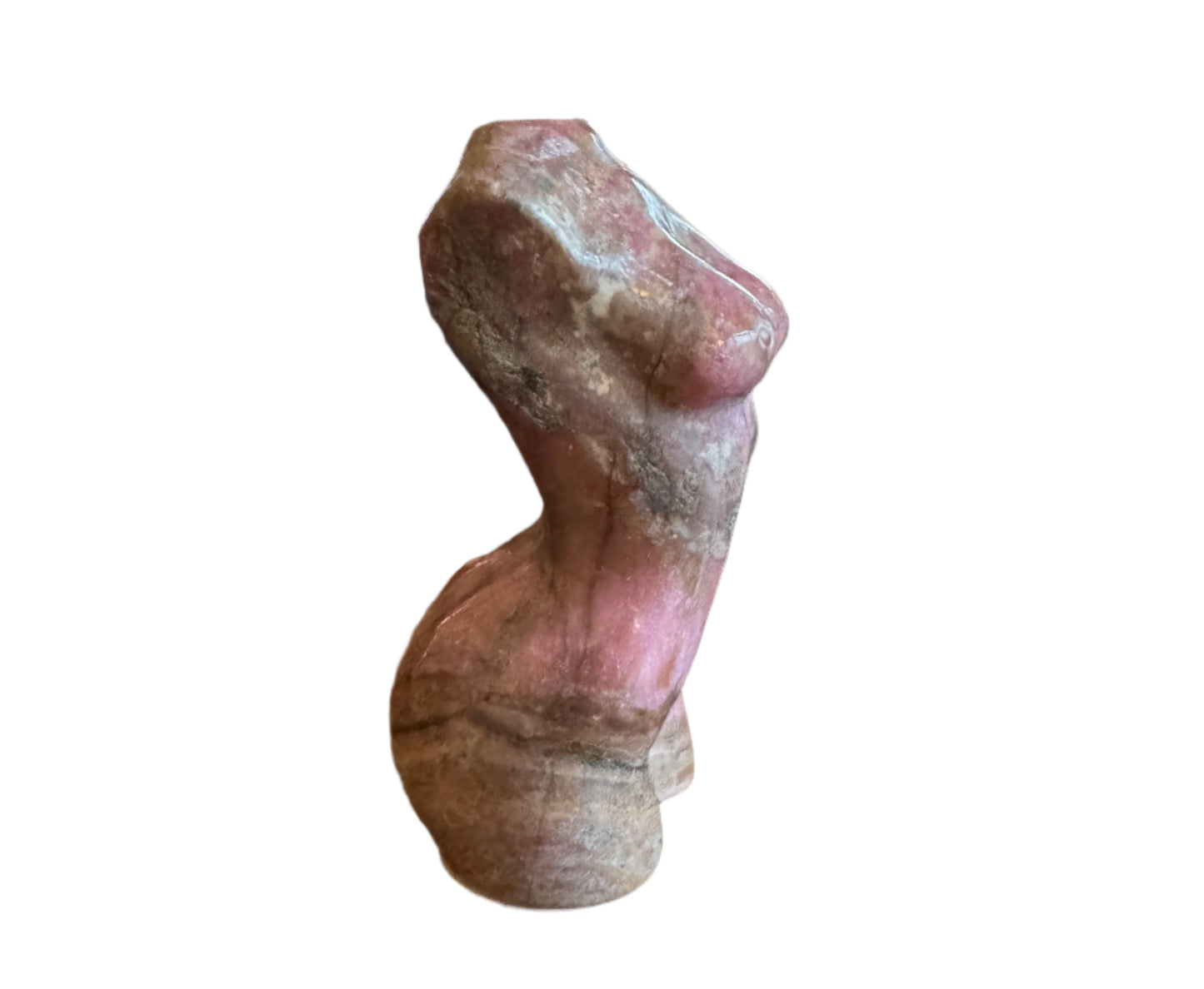Stunning Rhodonite Lady Statue