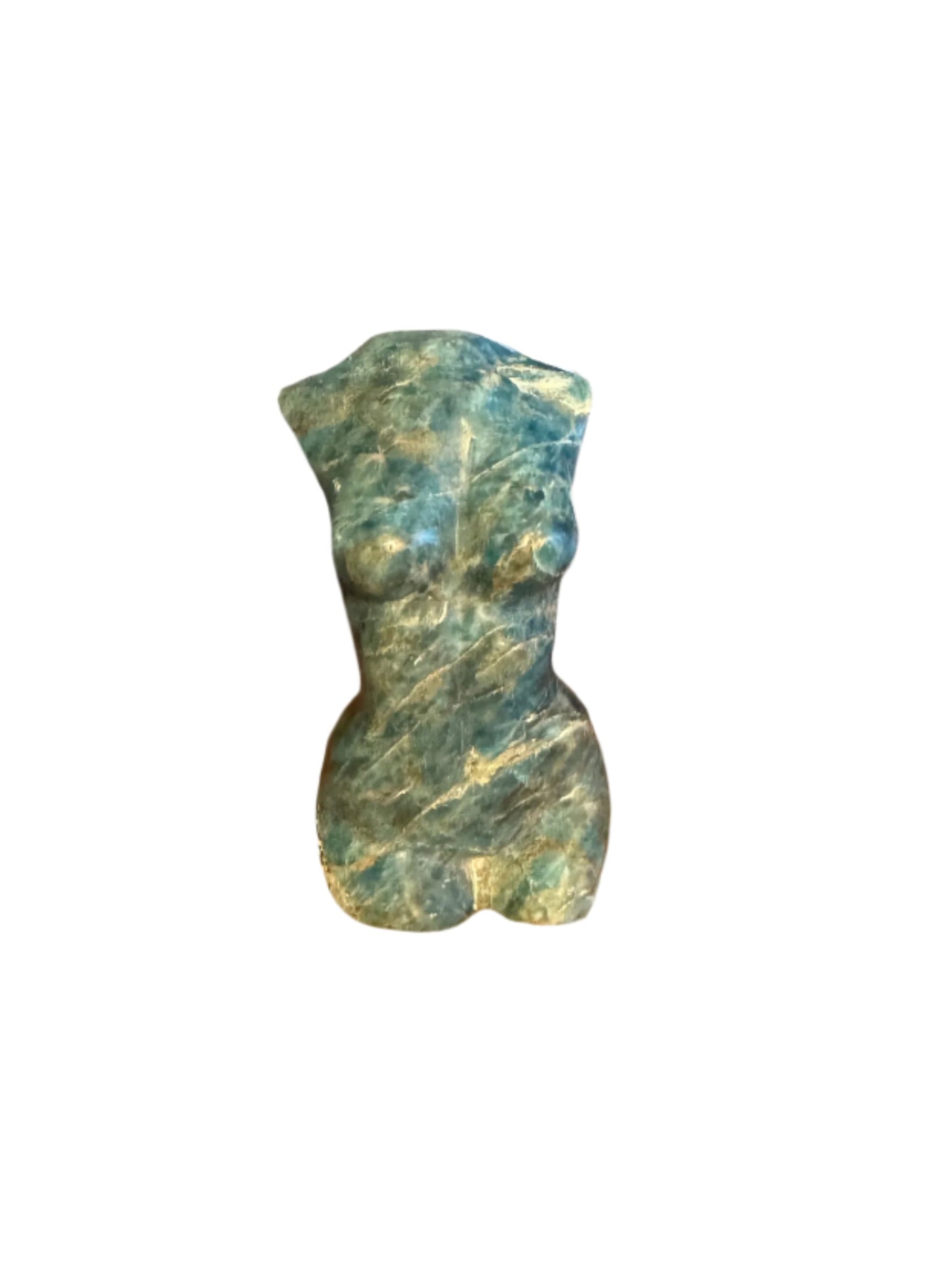 Blue Apatite Female Statue: Embrace Spiritual Energy and Inner Peace