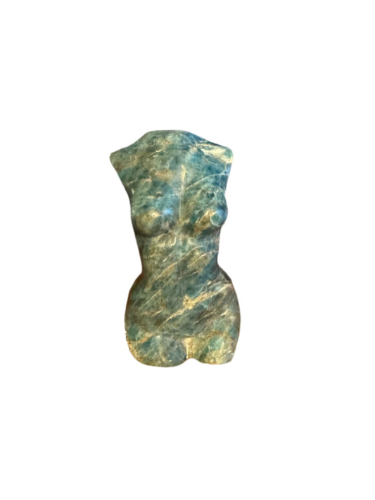 Blue Apatite Female Statue: Embrace Spiritual Energy and Inner Peace