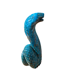 Large Blue Apatite Snake