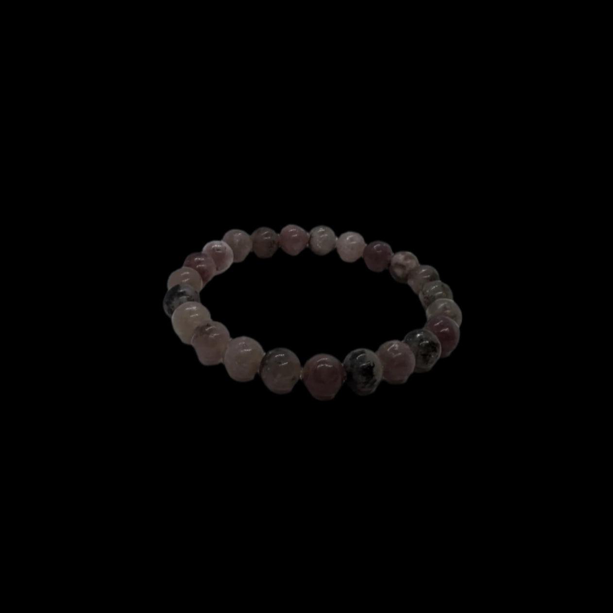 Lepidolite stretch bracelet