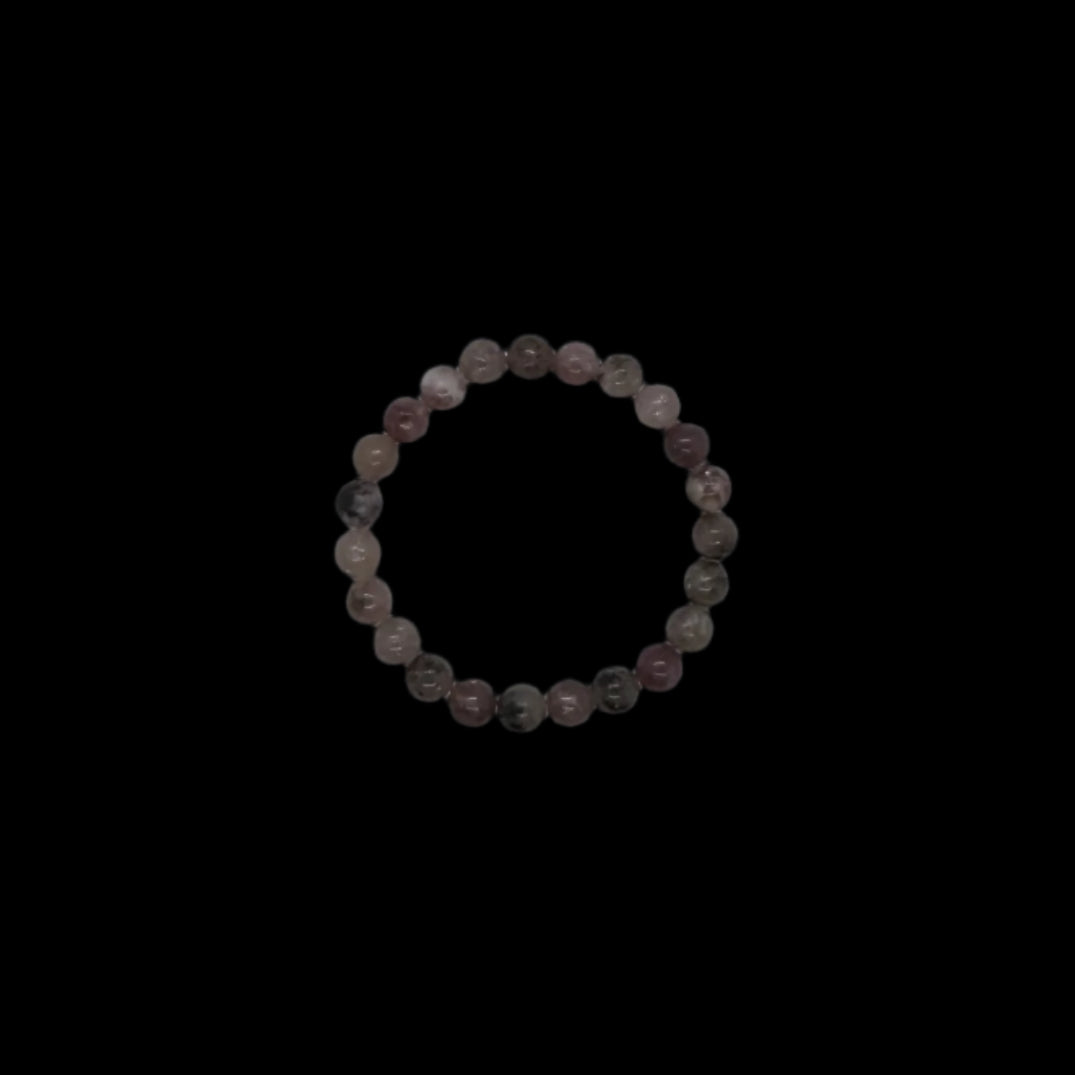 Lepidolite stretch bracelet