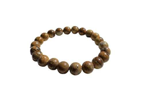 Crystal Bracelet - Picture Jasper