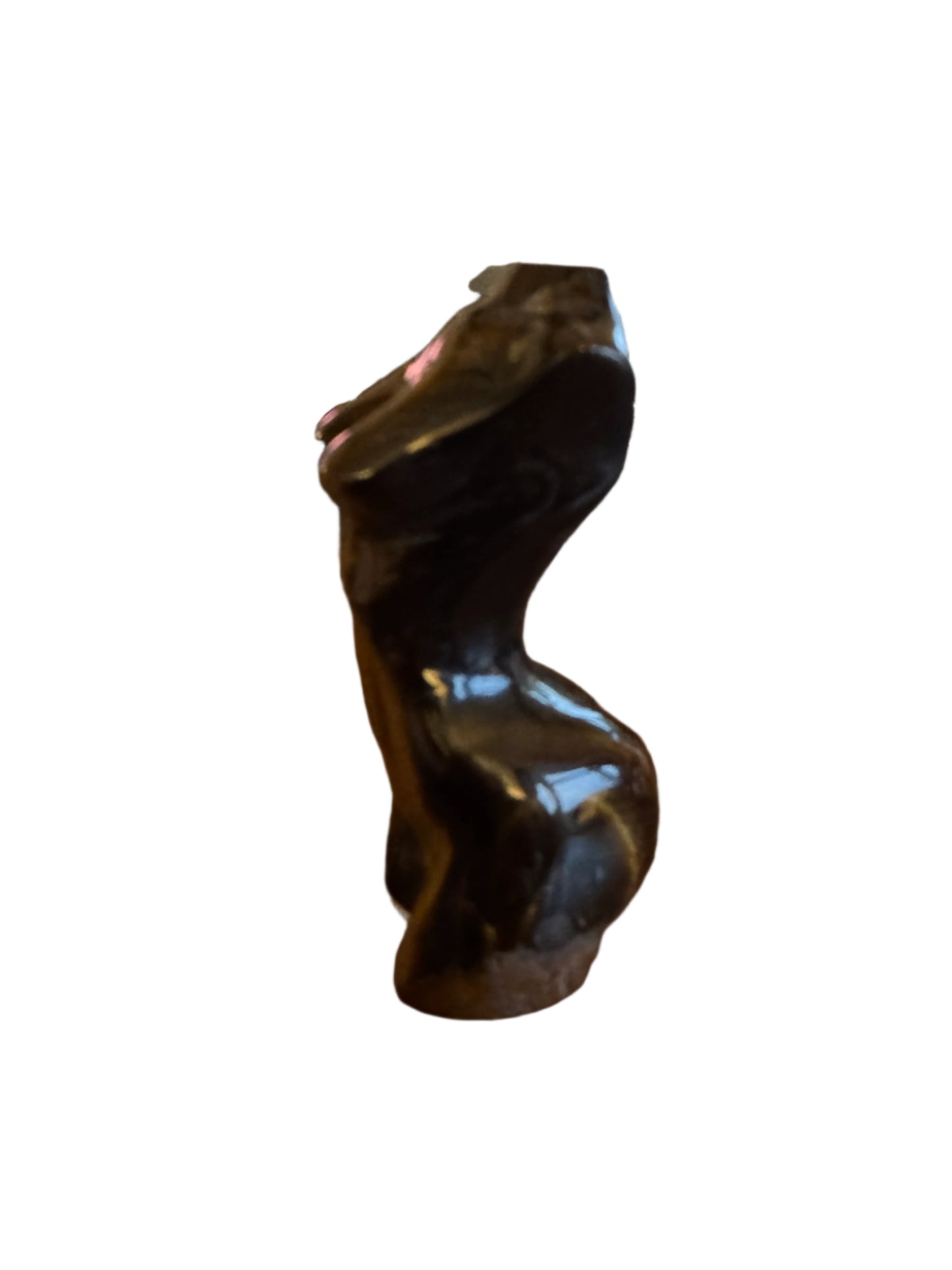 Exquisite Tiger Eye Lady Statue