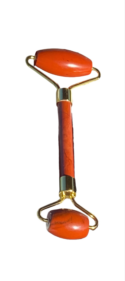 Facial Roller - Red Jasper