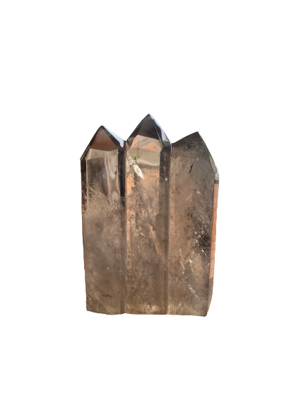 Smoky Quartz Triple Tower