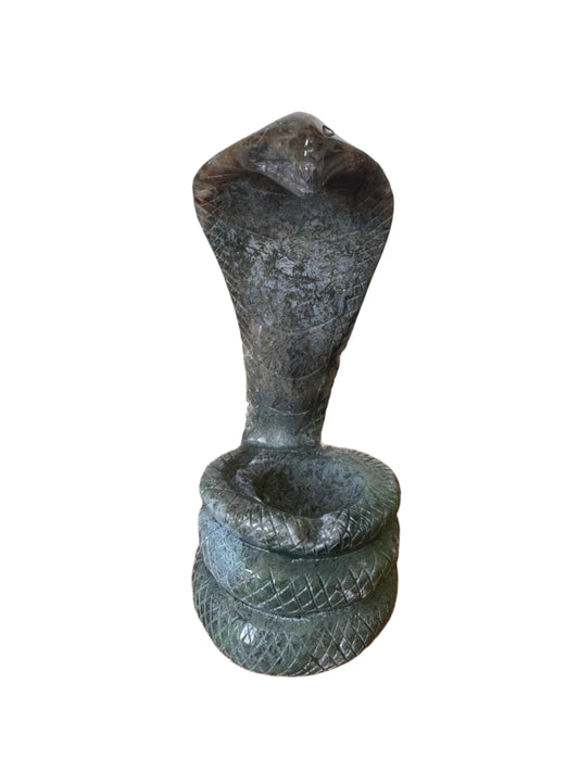 Large Moss Agate Cobra