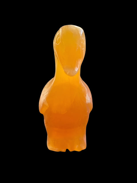 Large Yellow Calcite Duck