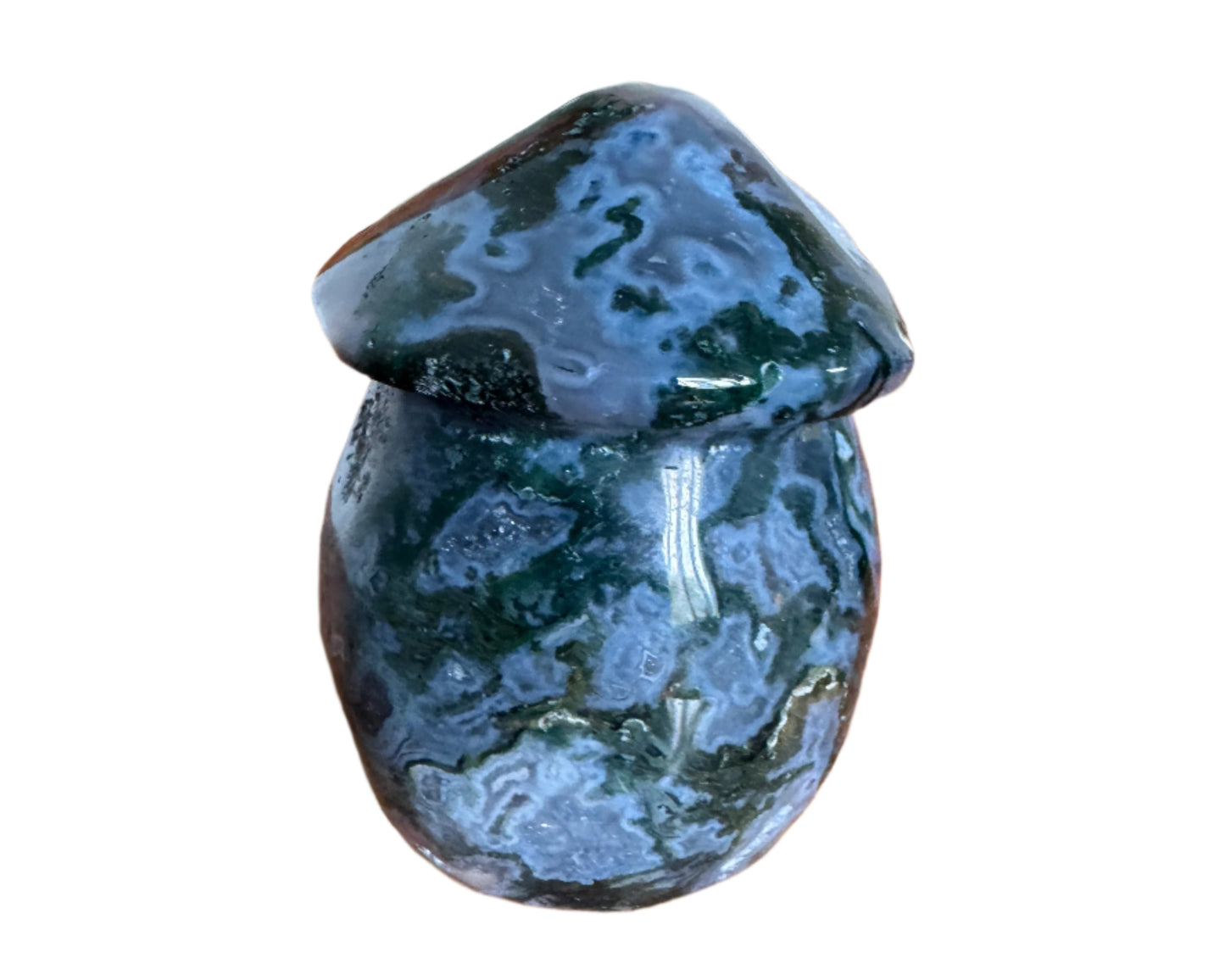 Moss Agate Mushroom House