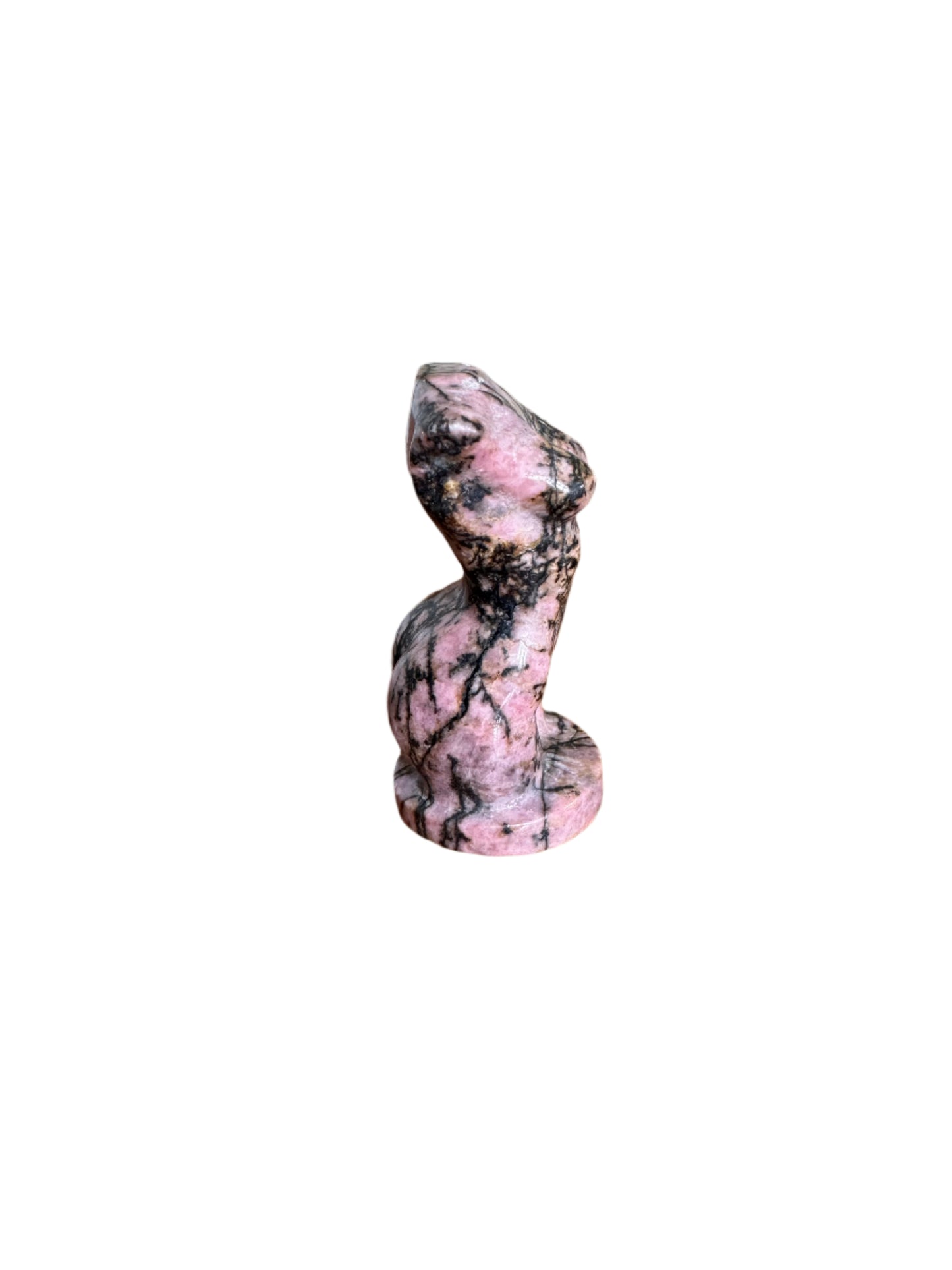 Rhodonite Lady Statue