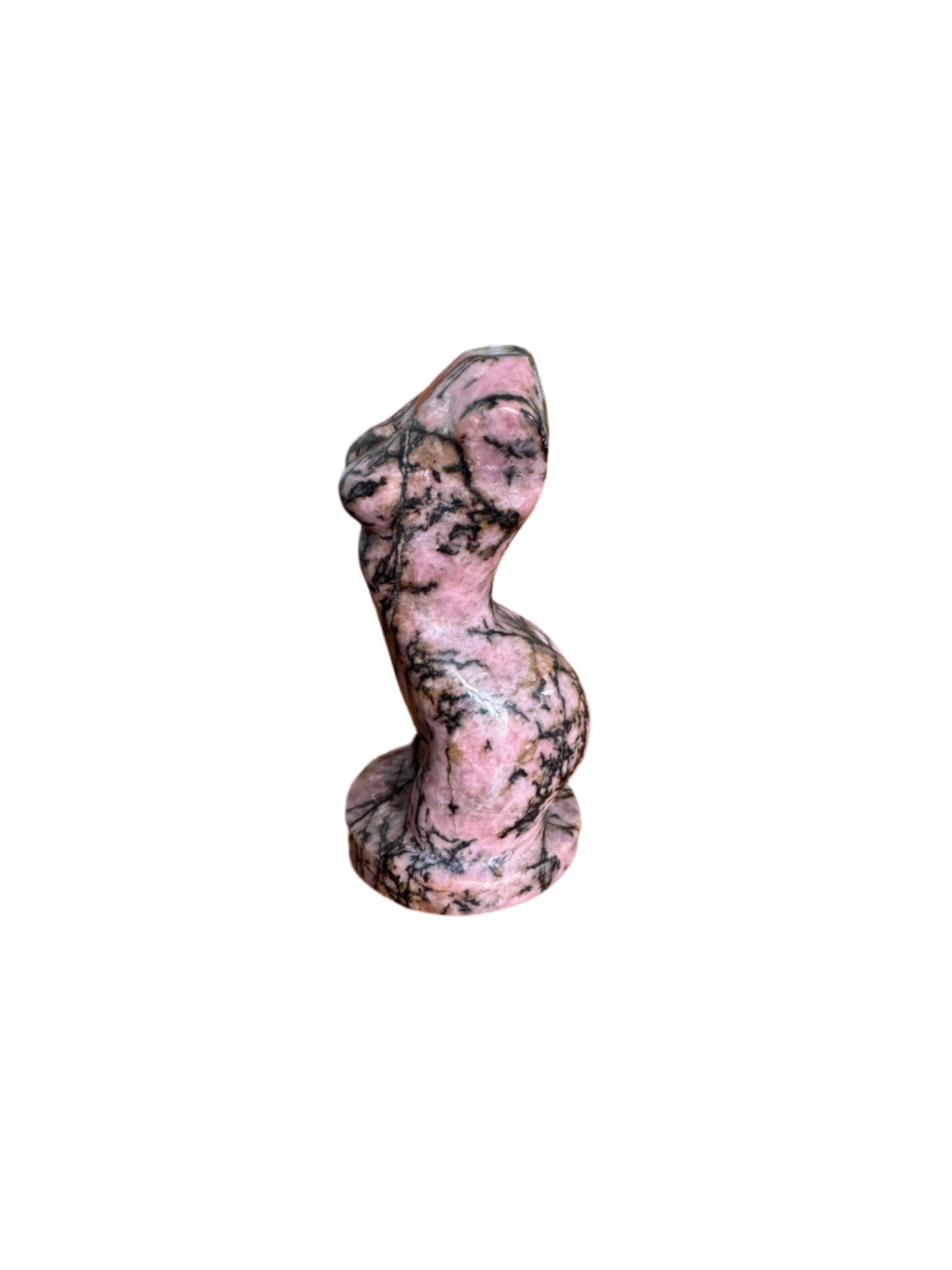 Rhodonite Lady Statue