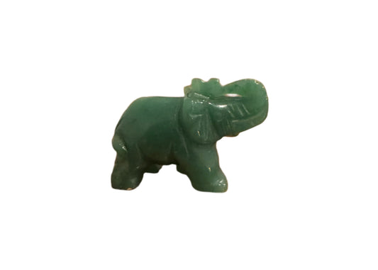 Small Crystal Elephant