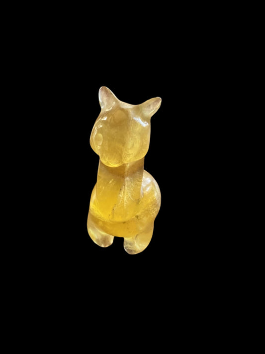 Yellow Fluorite Alpaca